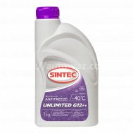 Антифриз Sintec UNLIMITED G12 + +  (-40) 1л  красно-фиолетовый