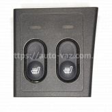 Блок управления подогревом сидений ВАЗ-2170 (2 кнопки)