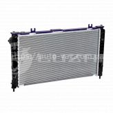 Радиатор охлаждения ВАЗ-2190 Лада Гранта (15-) (тип KDAC) (алюм-паяный) (LRC 0194) Лузар
