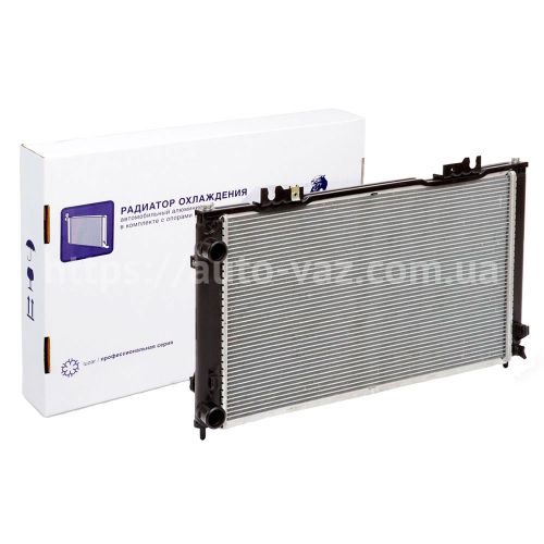 Радиатор охлаждения алюминиевый Luzar ВАЗ-2170 "Lada Priora" (с кондиционером Halla)